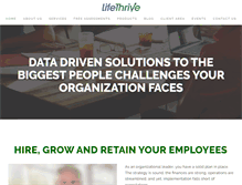 Tablet Screenshot of lifethrive.com
